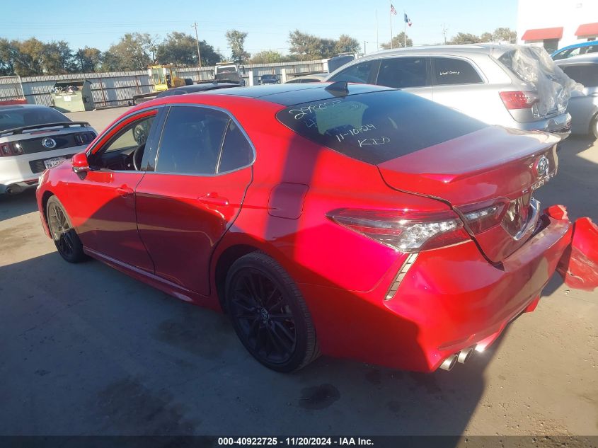 VIN: 4T1K61AK8NU033529 | TOYOTA CAMRY 2022 XSE Red 2.5L I-4 DI