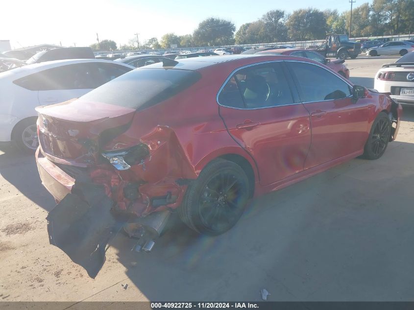 VIN: 4T1K61AK8NU033529 | TOYOTA CAMRY 2022 XSE Red 2.5L I-4 DI