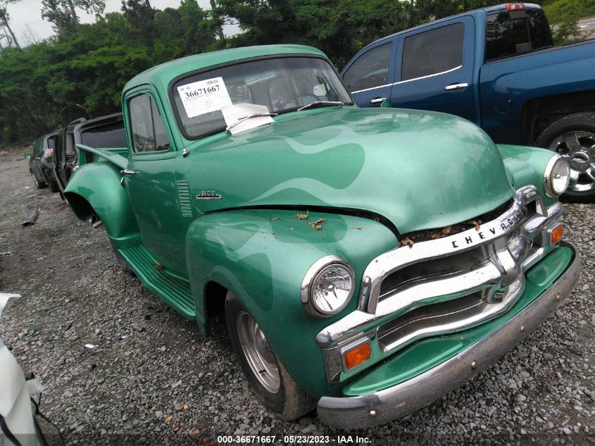 CHEVROLET 3100 1954. Lot# 36671667. VIN H54A022332       . Photo 1