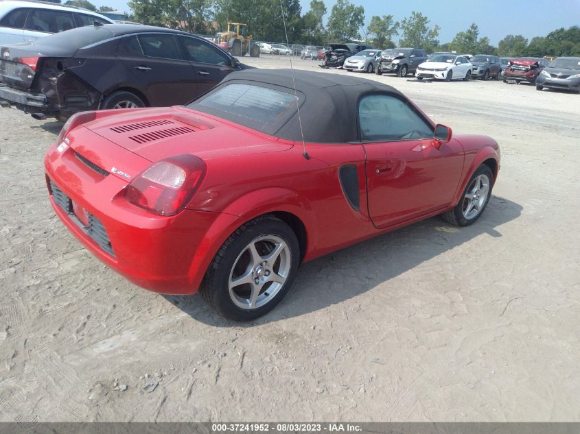 VIN: JTDFR320220053025 | TOYOTA MR2 SPYDER 2002 car history - Stat.vin