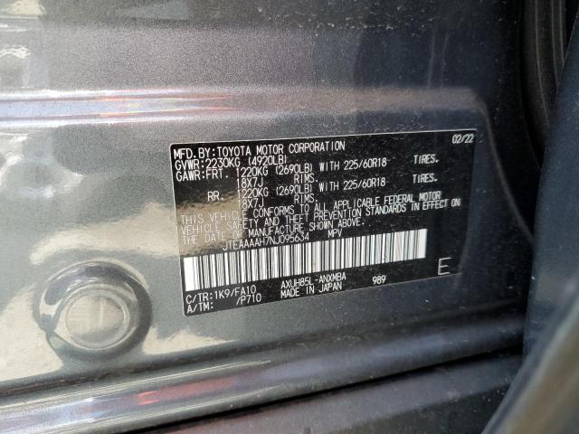 VIN: JTEAAAAH7NJ095634 | TOYOTA VENZA LE 2022 car history - Stat.vin