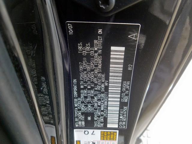 VIN: JTEZU11F88K002711 | TOYOTA FJ CRUISER 2008 car history - Stat.vin