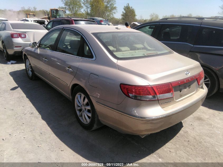 VIN: KMHFC46F77A232695 | HYUNDAI AZERA 2007 car history - Stat.vin