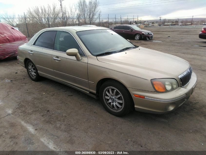 VIN: KMHFU45E33A258436 | HYUNDAI XG350 2003 car history - Stat.vin