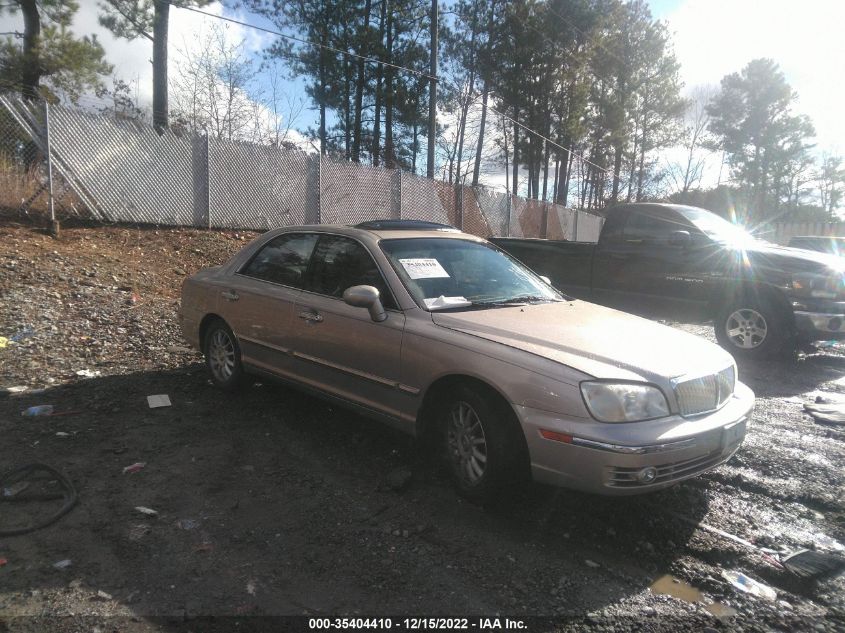 VIN: KMHFU45E35A423209 | HYUNDAI XG350 2005 historia del auto - Stat.vin