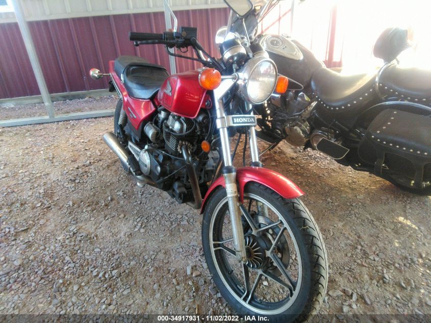HONDA CB450 1986. Lot# 34917931. VIN jh2pc0553gm401983. Photo 1